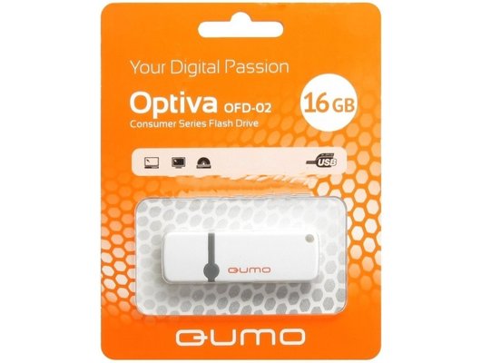 USB Флеш QUMO 16GB Optiva 02 White